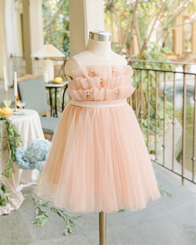 Adelaide Dress in Pinky Peach VIP