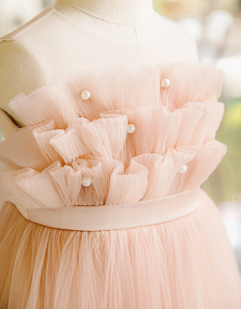 Adelaide Dress in Pinky Peach VIP