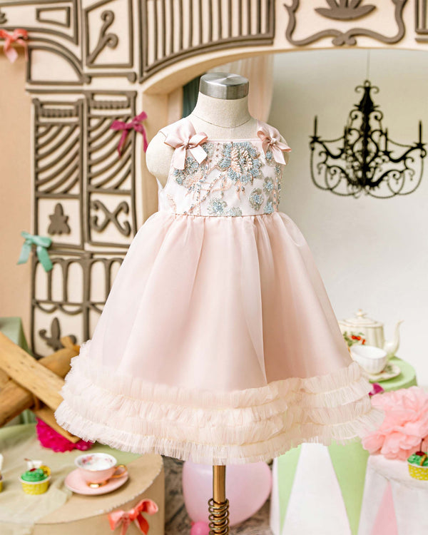 Charlene Dress in Sweet Pink