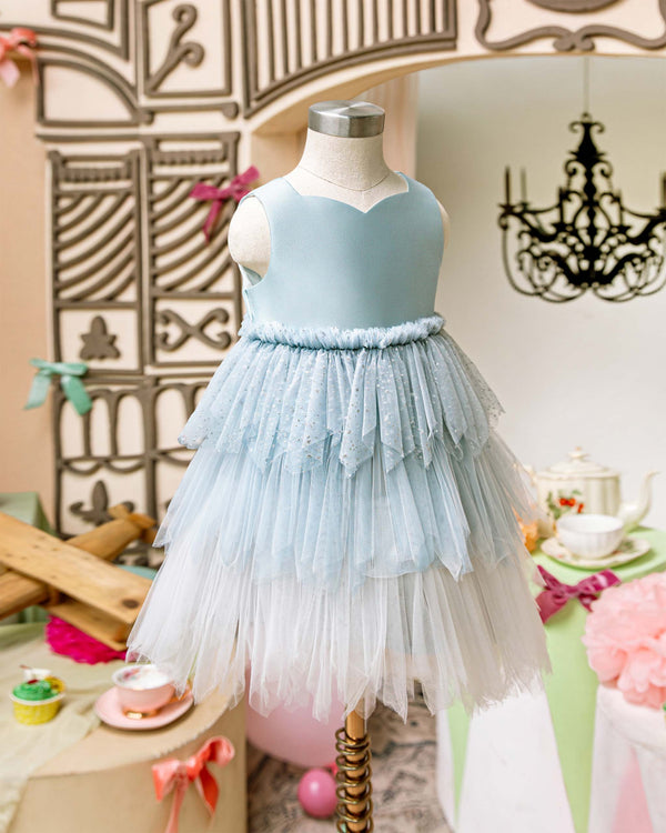 Pixie Dress in Frosty Blue