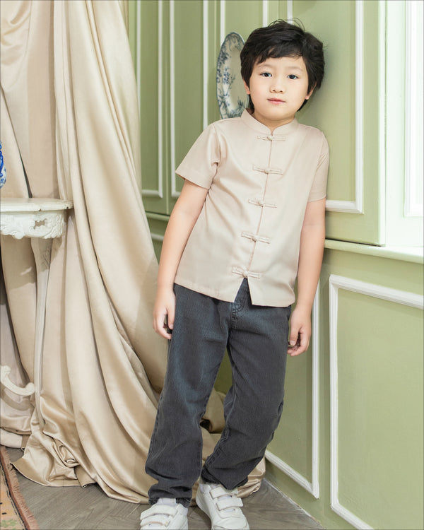 Mason Shirt in Beige Boys