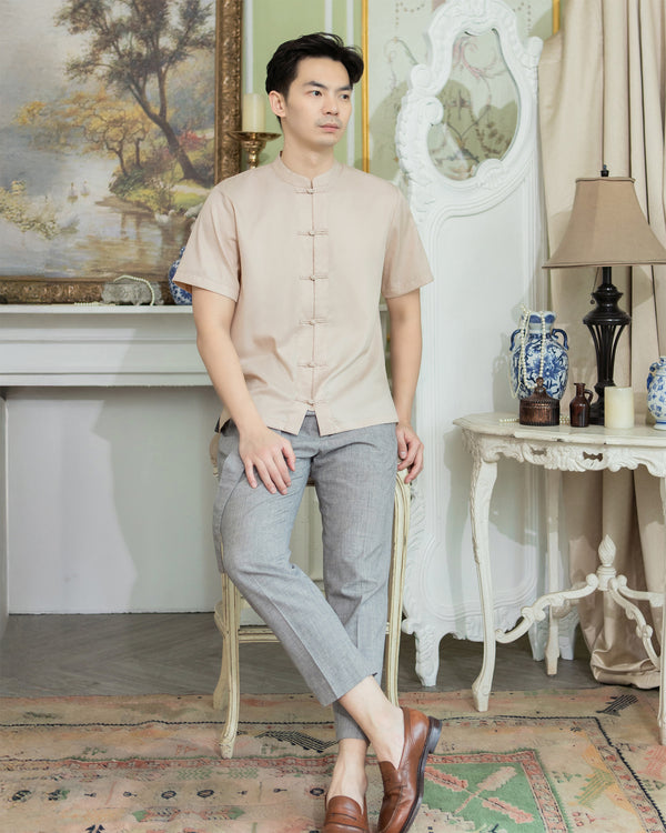 Mason Shirt in Beige Men