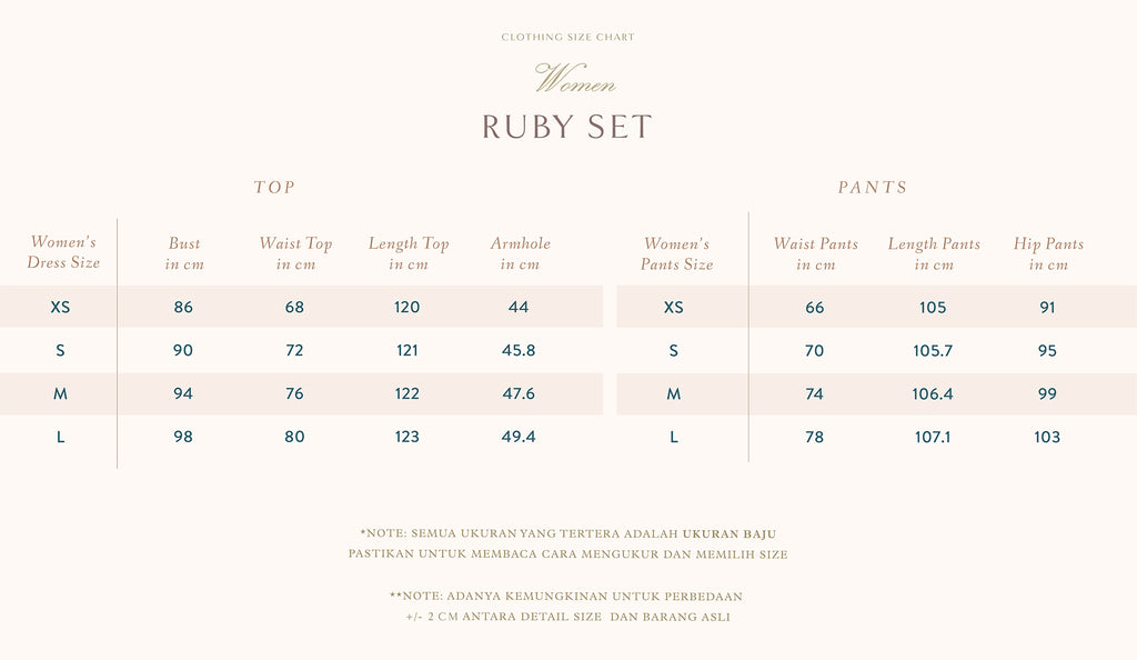 Ruby Set Women