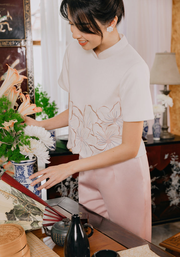 Mila Pants Women in Rosy Pink