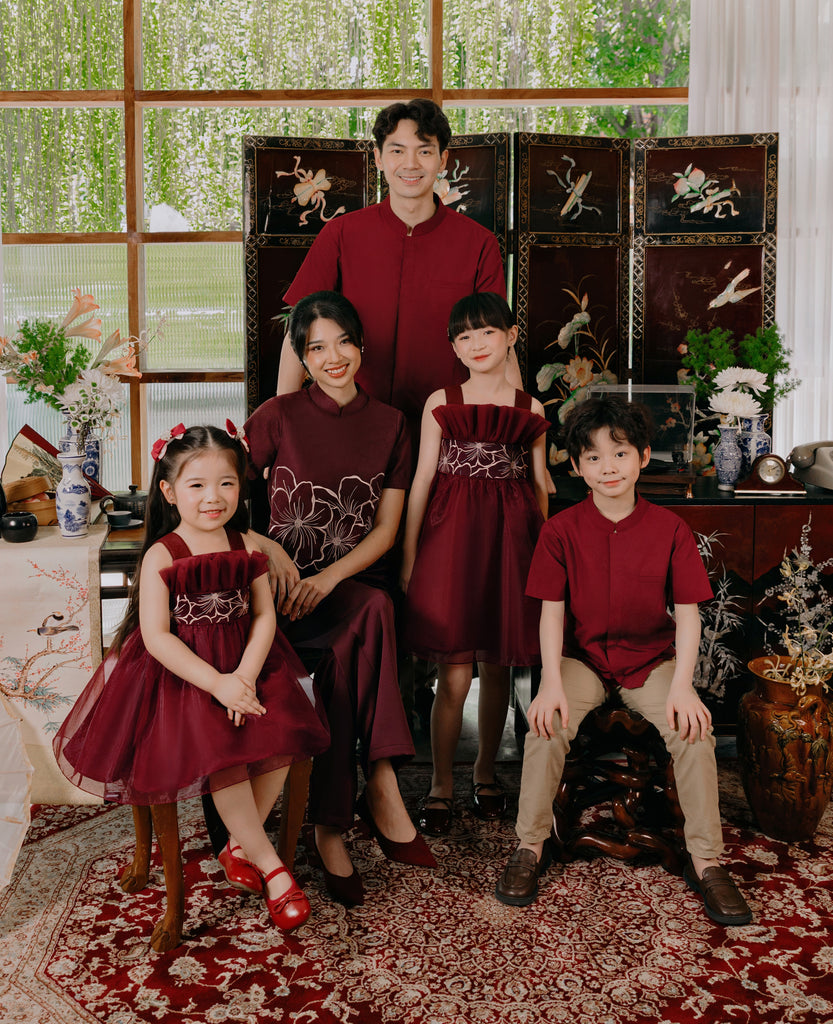 Connor Shirt Men in Deep Red