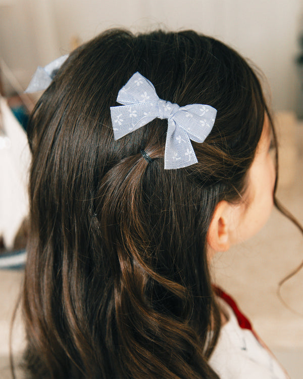 Whisper Blue Twin Clips