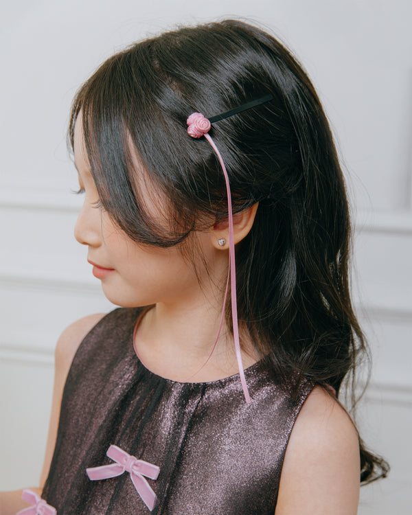 Rosebud Twin Clips