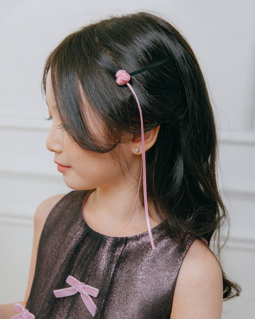Rosebud Twin Clips