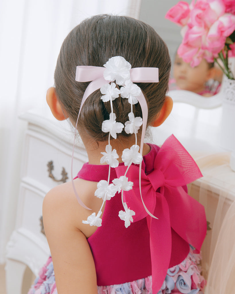 Fleur Cascade Ribbon in Pink