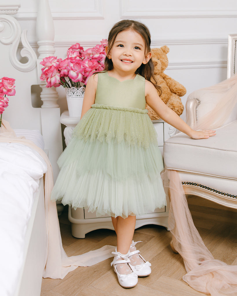 Pixie Dress in Green