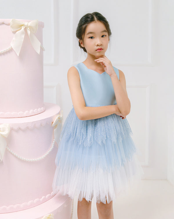 Pixie Dress in Frosty Blue