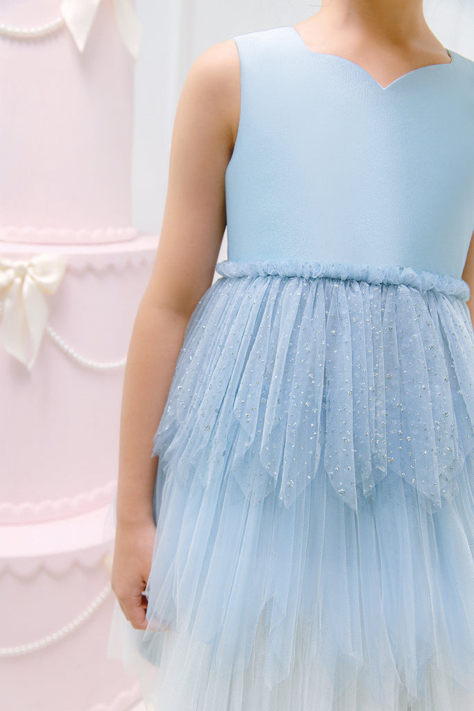 Pixie Dress in Frosty Blue