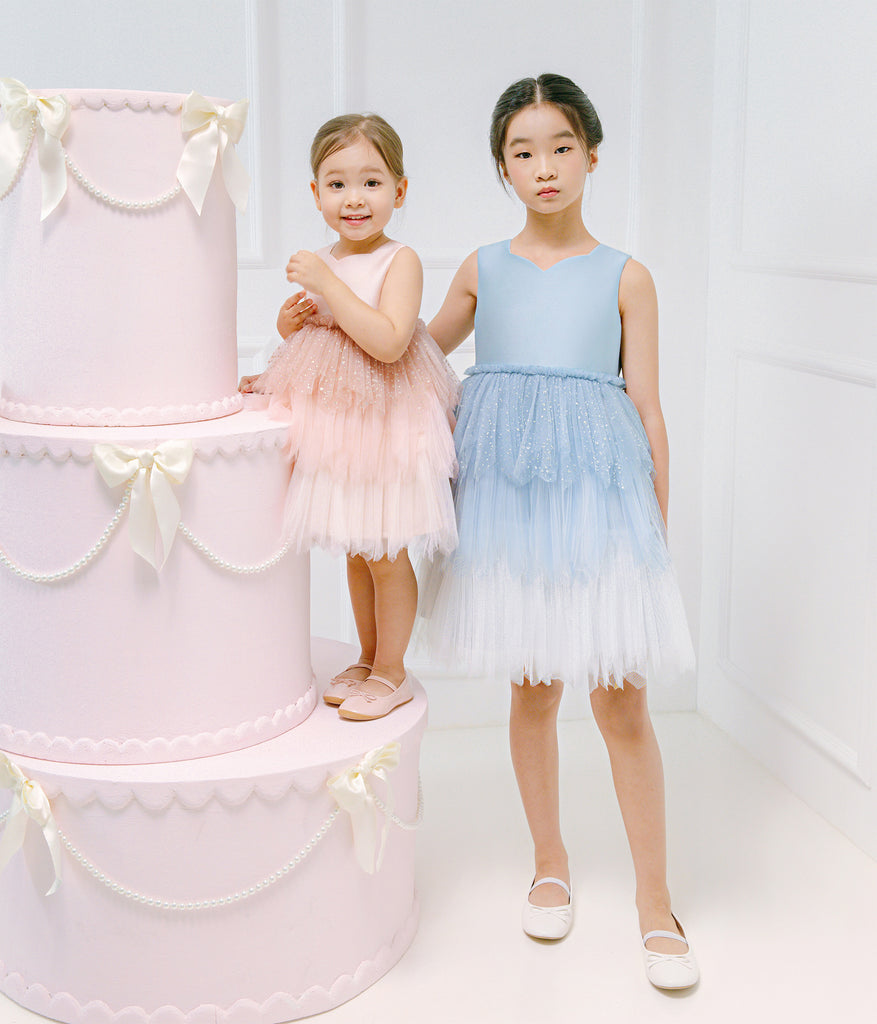 Pixie Dress in Frosty Blue