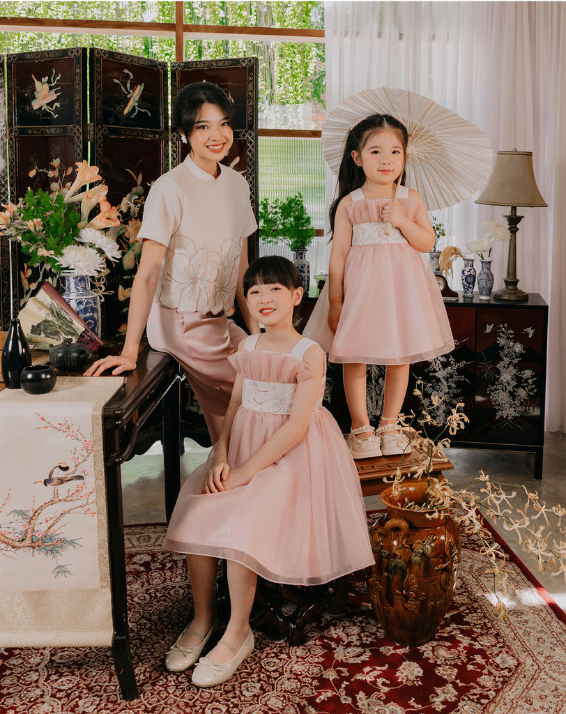 Sienna Dress Girls in Pink