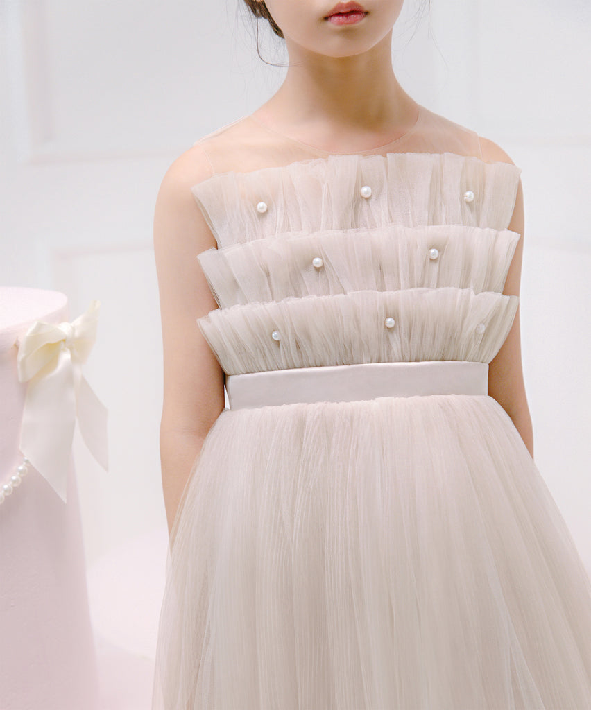 Adelaide Dress in Nude