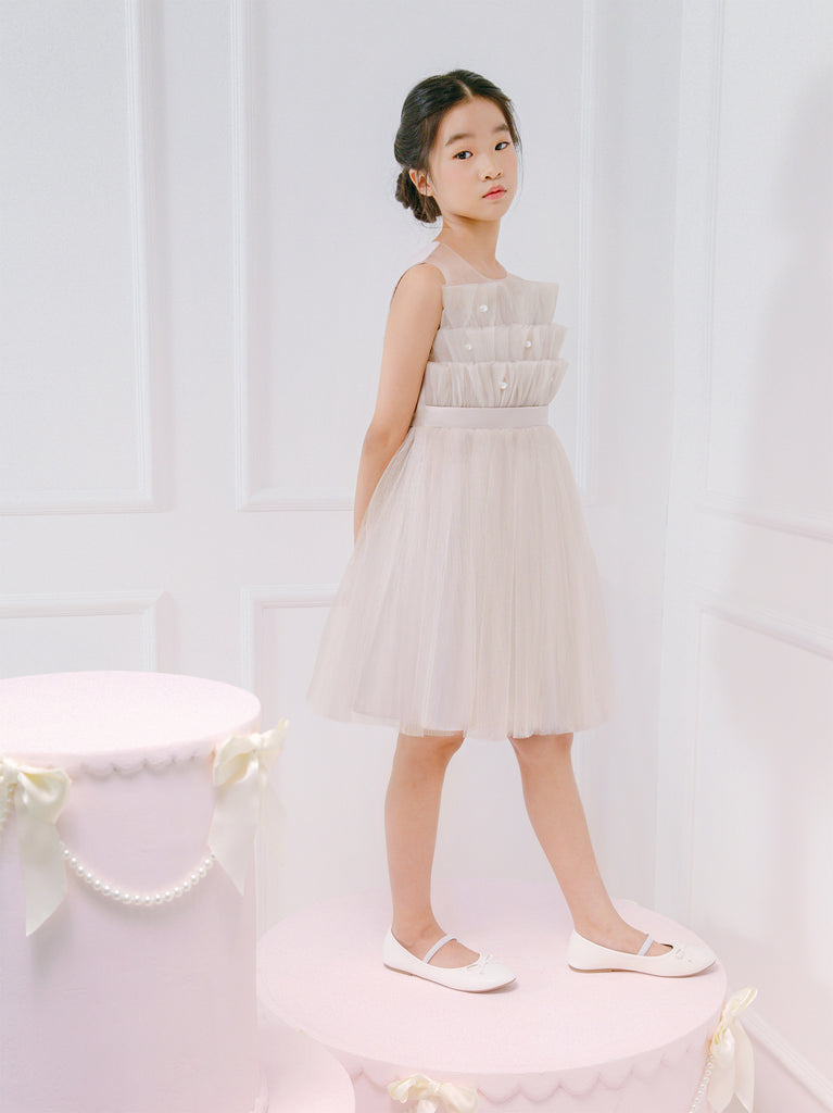 Adelaide Dress in Nude