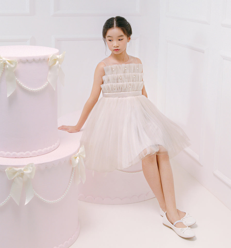Adelaide Dress in Nude