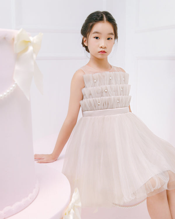 Adelaide Dress in Nude